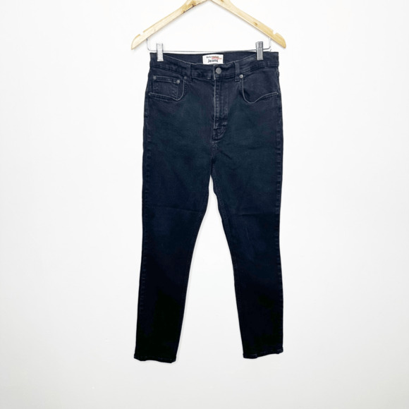 Reformation Harper High Rise Skinny Jeans 16576 BLACK stretch womens size 30 - Picture 2 of 10